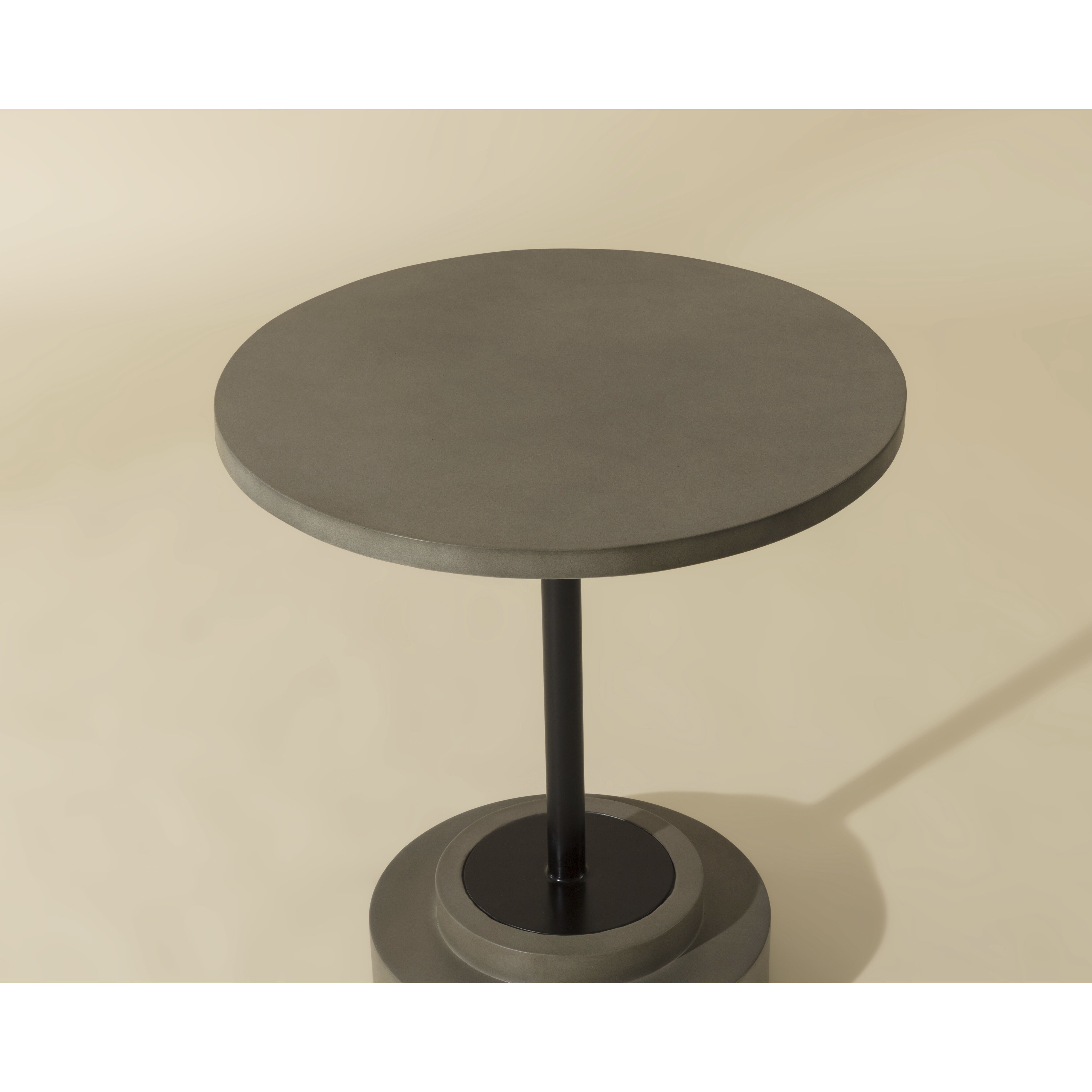 Marlowe 29.5 X 27.5 inch Black / Grey Outdoor Bistro Table